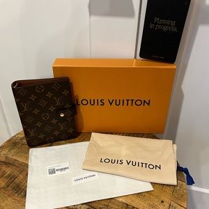 Brand New Never Used -  Louis Vuitton Monogram Medium Ring Agenda